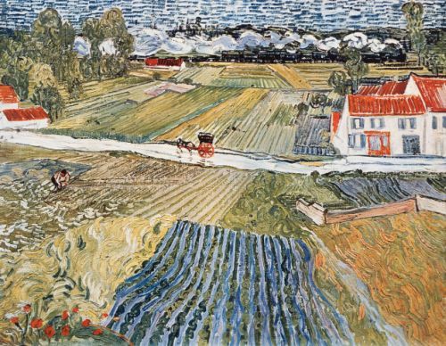 Landscape at Auvers - Van Gogh Painting On Canvas